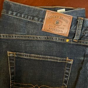 Lucky Brand Jeans 36 x 30 Dark Wash Athletic Fit